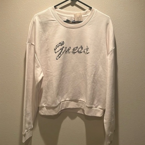Guess Jeweled Sweatshirt - Picture 1 of 7